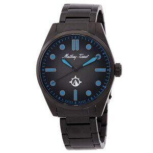 NWT Authentic Mathey-Tissot Ranger Quartz Black Dial Men's Watch